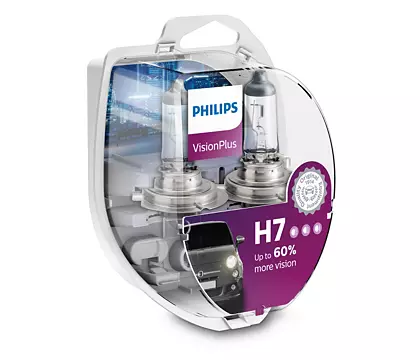 PHILIPS VISION PLUS H7 +60%