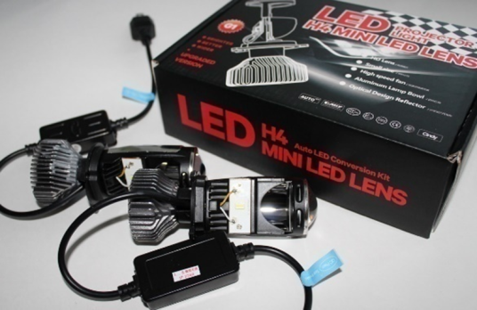 LED mini projector lens G1Pro H4  (без вентилятора)