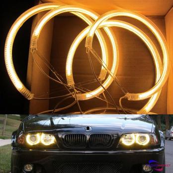 Ангельские глазки BMW E36, E38, E39 cotton оранжевые (4 x 131 мм)
