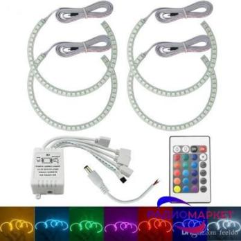 Ангельские глазки BMW E36, E38, E39 RGB LED (4 x 131 мм)