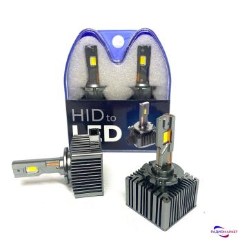 Светодиодные лампы головного света вместо ксенона HID to LED New M D1S/D1R