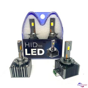 Светодиодные лампы головного света вместо ксенона HID to LED New M D3S/D3R