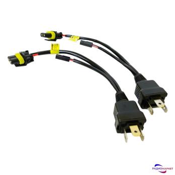 Проводка для подключения Bi-led модулей Н4 12V раздельная (комплект)