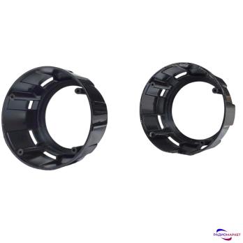 Маска для линзы 2.5" Черная круглая 001B