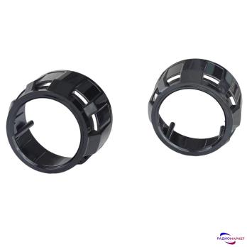 Маска для линзы 2.5" Черная круглая 001B