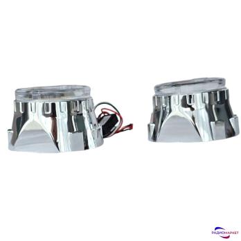 Маска для линзы 2.5″ Круглая с Led подсветкой 028