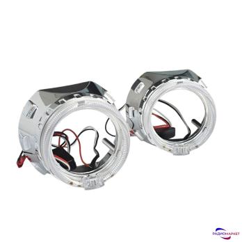 Маска для линзы 2.5″ Круглая с Led подсветкой 028