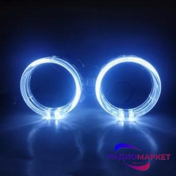 Маска для линзы 2.5″ Круглая с Led подсветкой 028