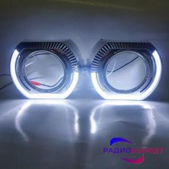 Маска для линзы 3.0" “BMW G” с LED (COB) подсветкой 038