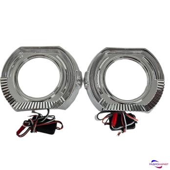 Маска для линзы 3.0" “BMW G” с LED (COB) подсветкой 038