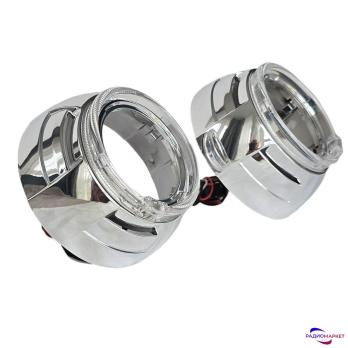 Маска для линзы 3.0" “Cayenne A-type” круглая с LED (COB) подсветкой 044