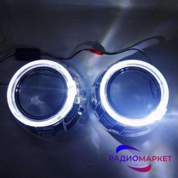 Маска для линзы 3.0" Cayenne B-type круглая с LED подсветкой 039